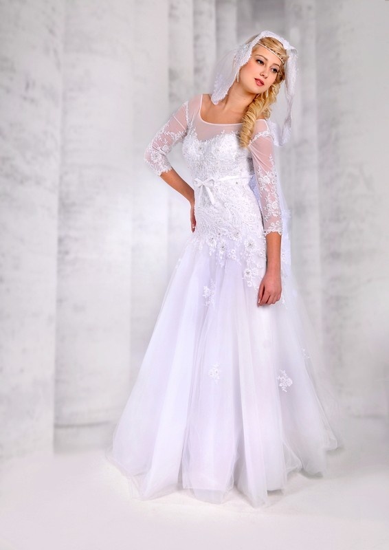 Svatební šaty - vel.S - 13