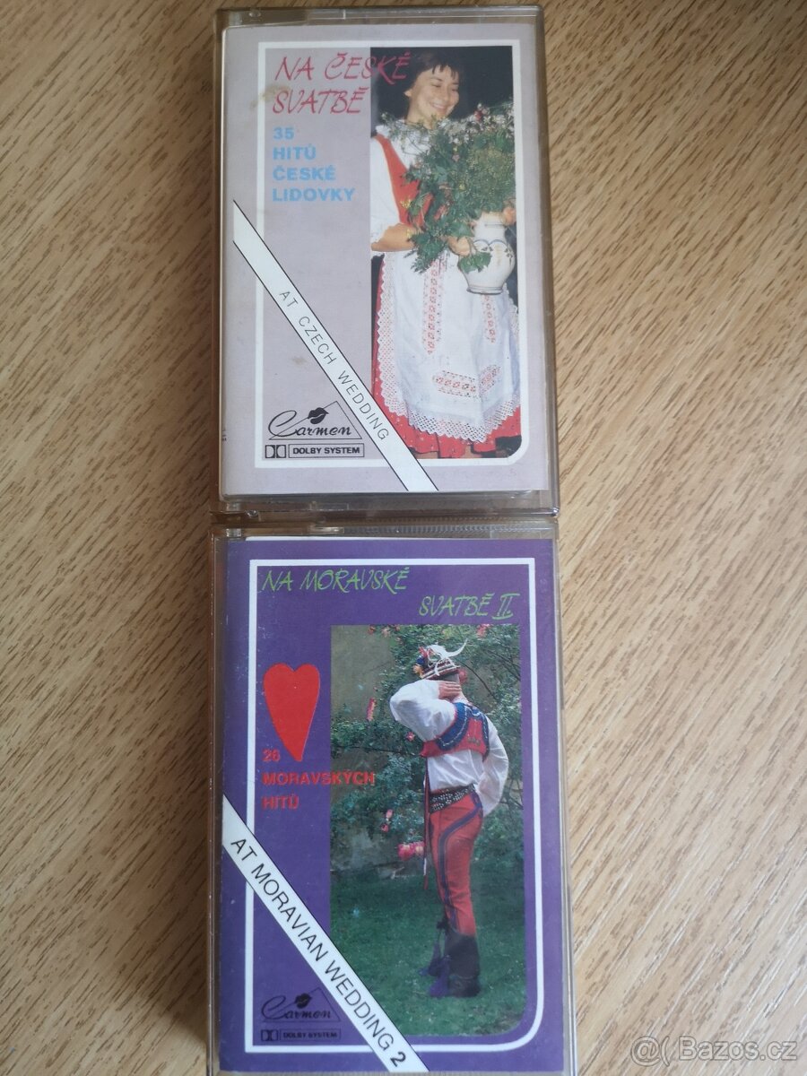 Kazety MC - dechovka,country,humor, média na přepis - 13