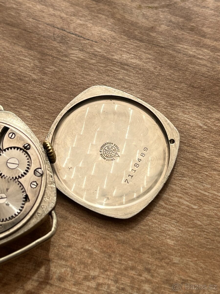 Vintage Omega náramkové hodinky (cca 1920–1930) / vojenske - 13