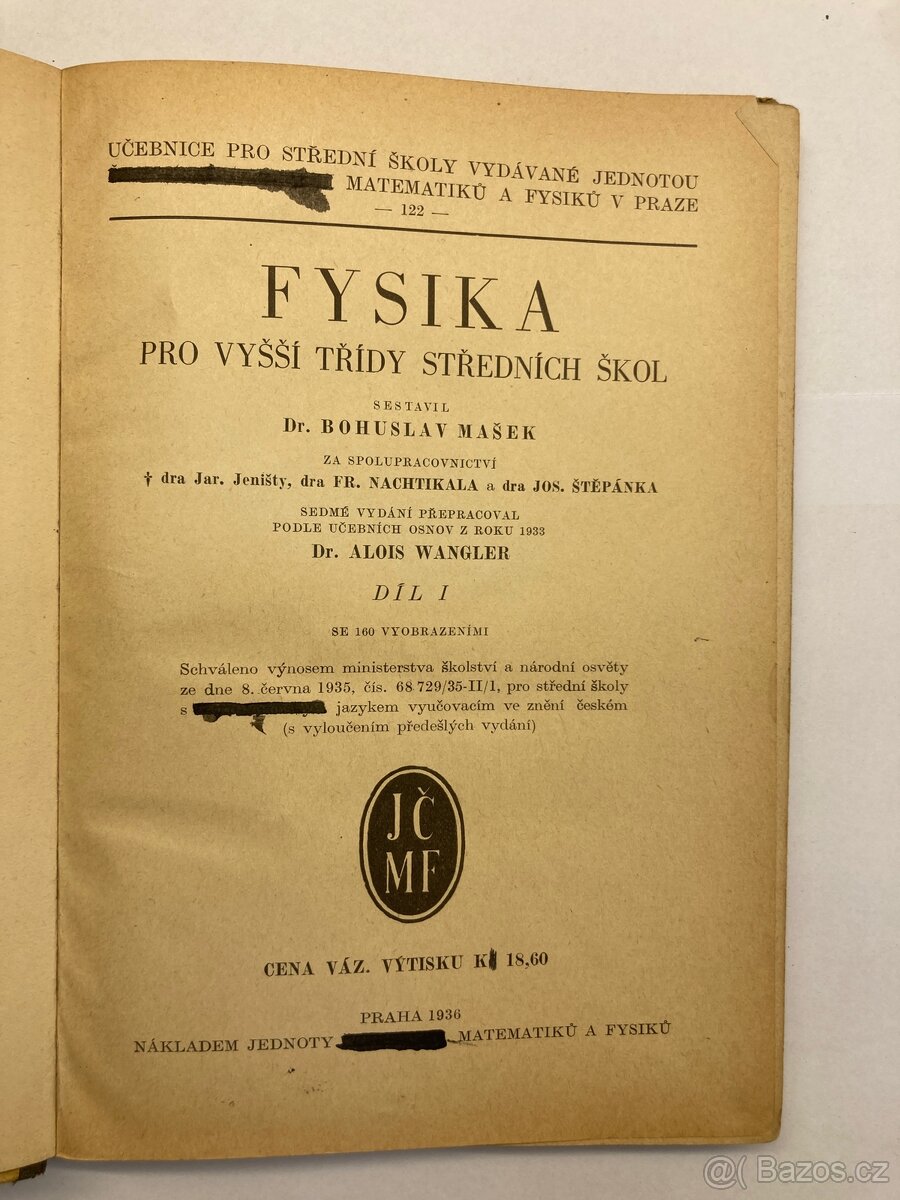 1908 až 1937 - Sada 18 původních učebnic pro střední školy - 13