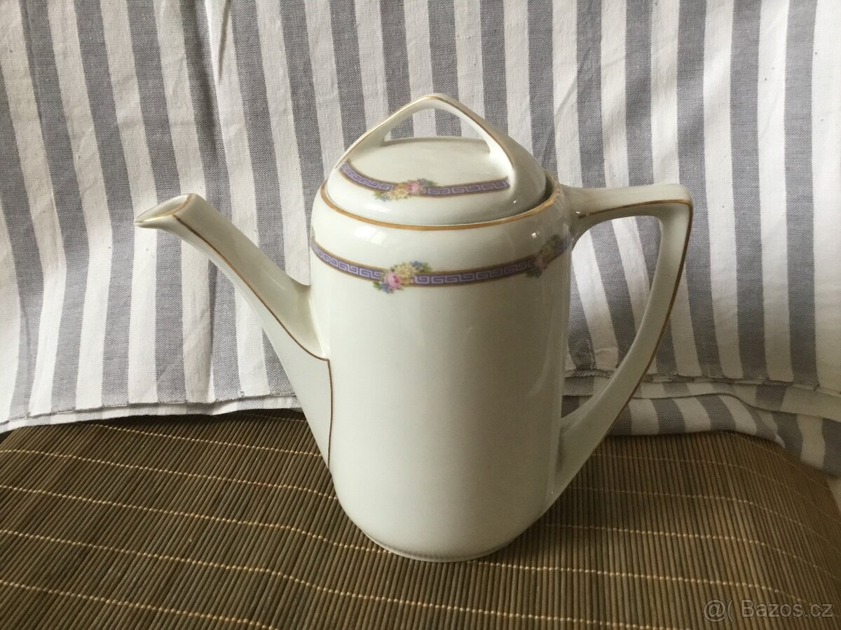 karafa, cukrenka, odlivky, talirek, konvice - 13