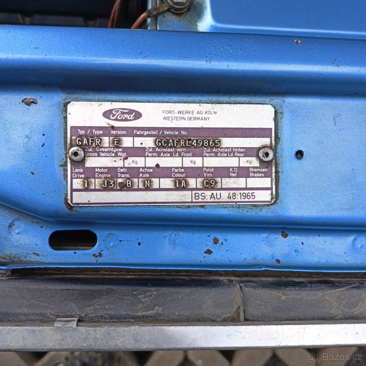 Ford Escort Mk2 1,3 před renovací - 13