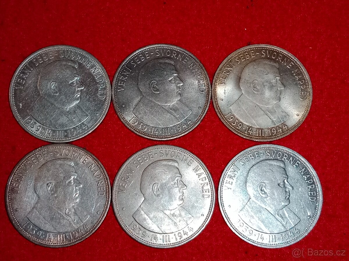 Československé stříbrné mince 143 ks - pouze komplet - 13