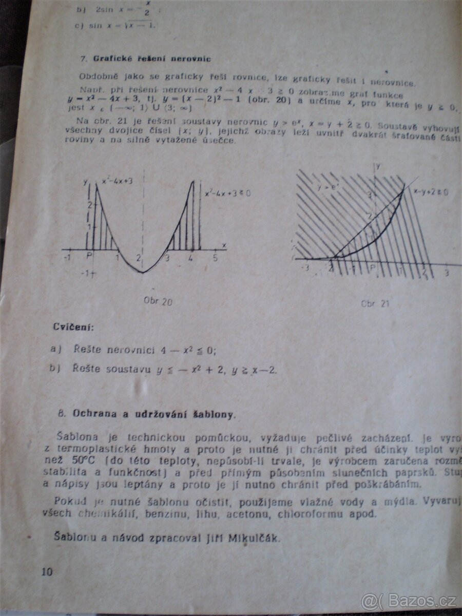 Velká sada retro rýsovacích šablon LOGAREX - 13