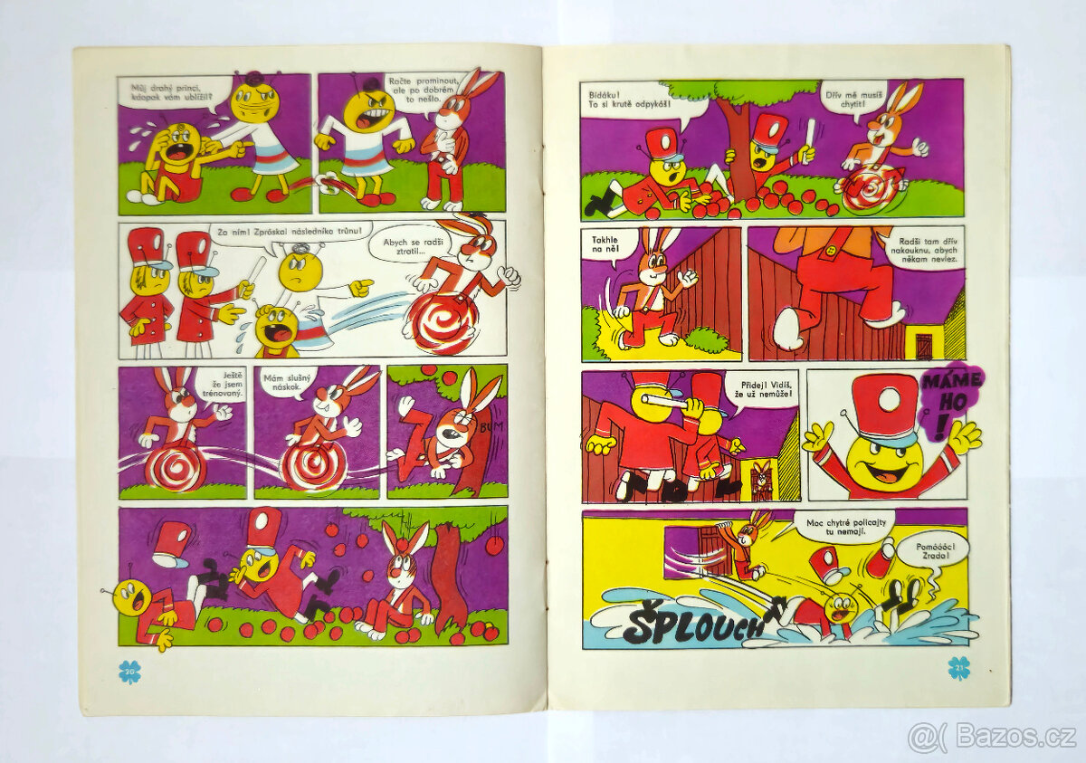 Čtyřlístek č.9 - Ke třem planetám - Original 1970 - 13