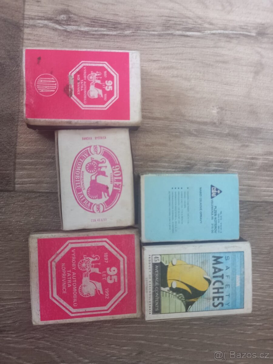 Krabičky od sirek (120ks) - 13