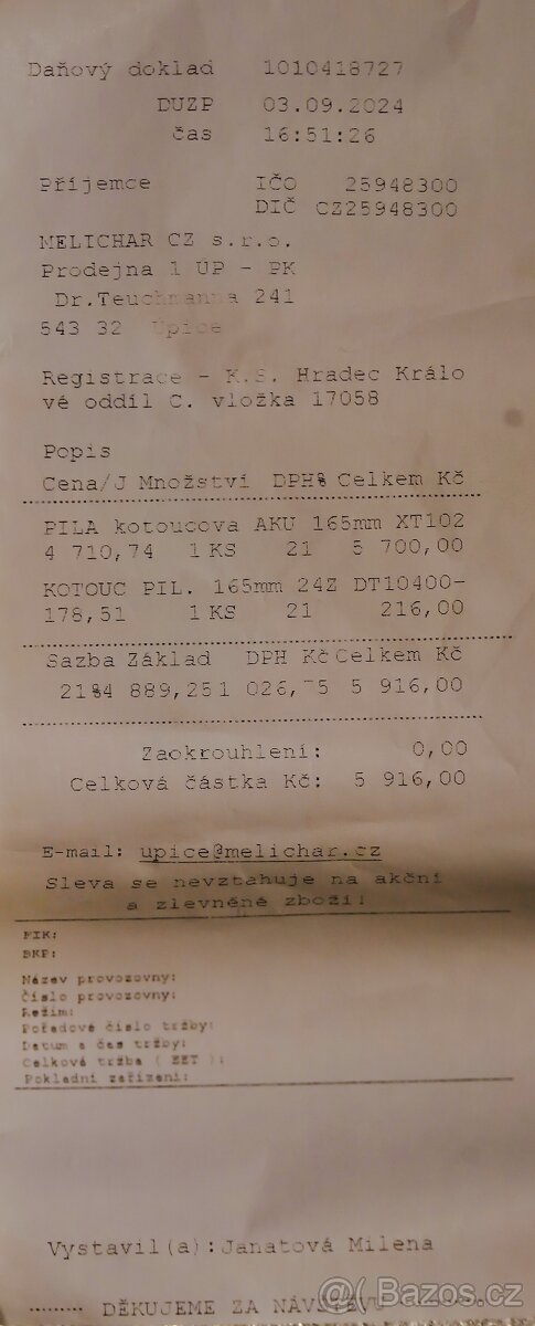 XTLINE Aku kotoučová pila - 13