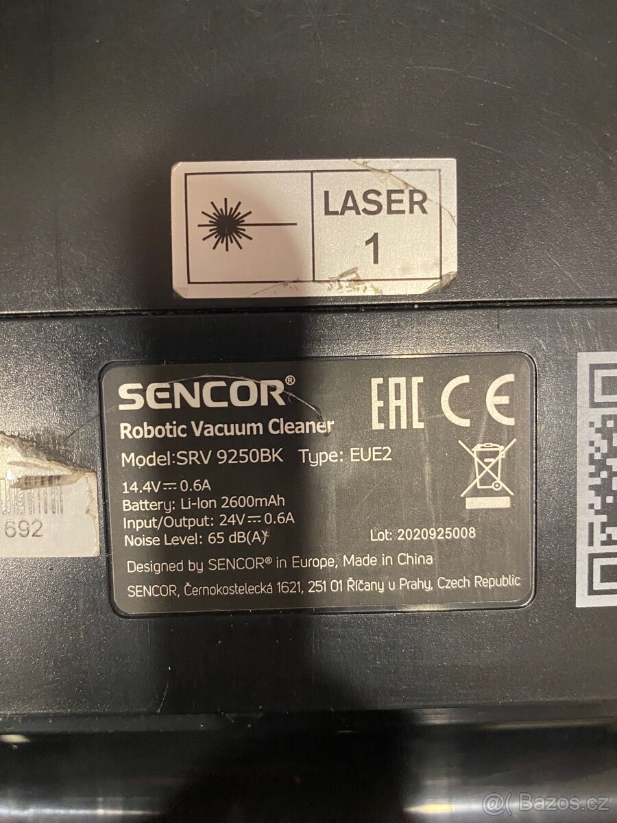 robotický vysavač Sencor SRV 9250BK - 13