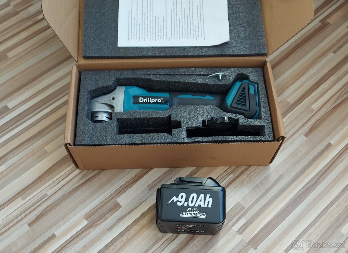 Aku úhlová bruska ø125mm,bez Aku(Makita),4rychlostní,NEW - 13