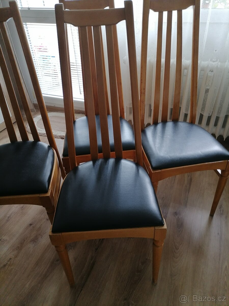Prodám 4 retro židle - 13