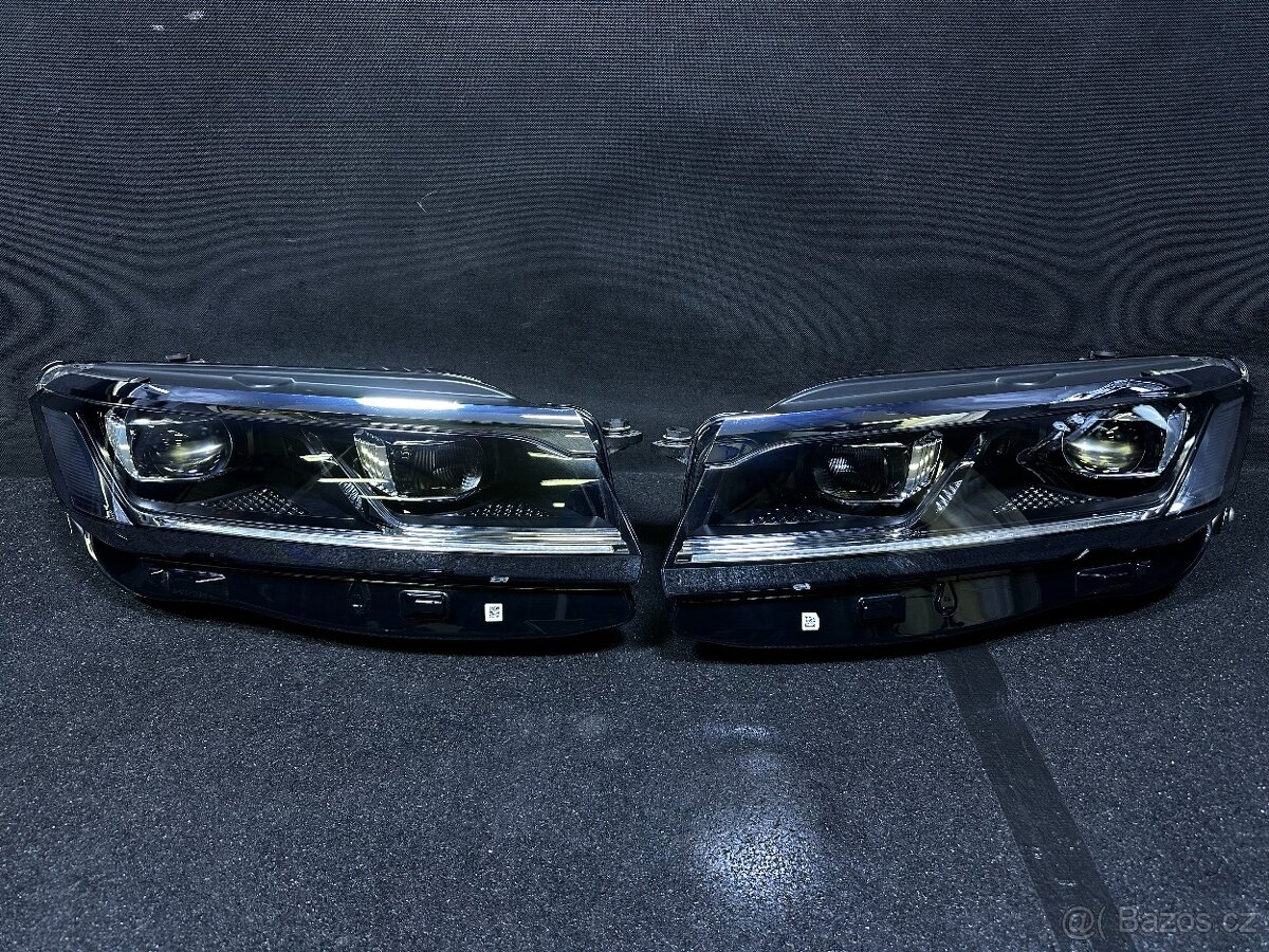 VW Touareg III 3 Predni svetla FULL Led Kapota - 13
