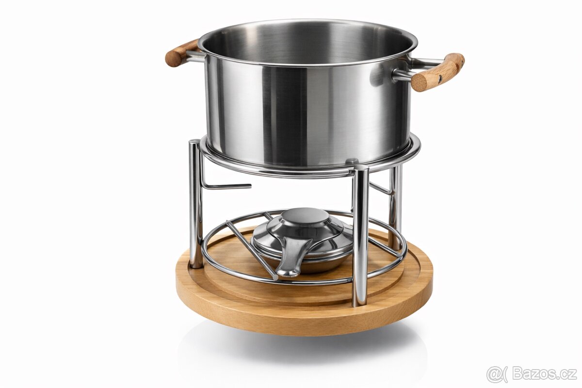 Sada Dvou nádob na fondue sýr a čokoláda, perfektní stav - 13