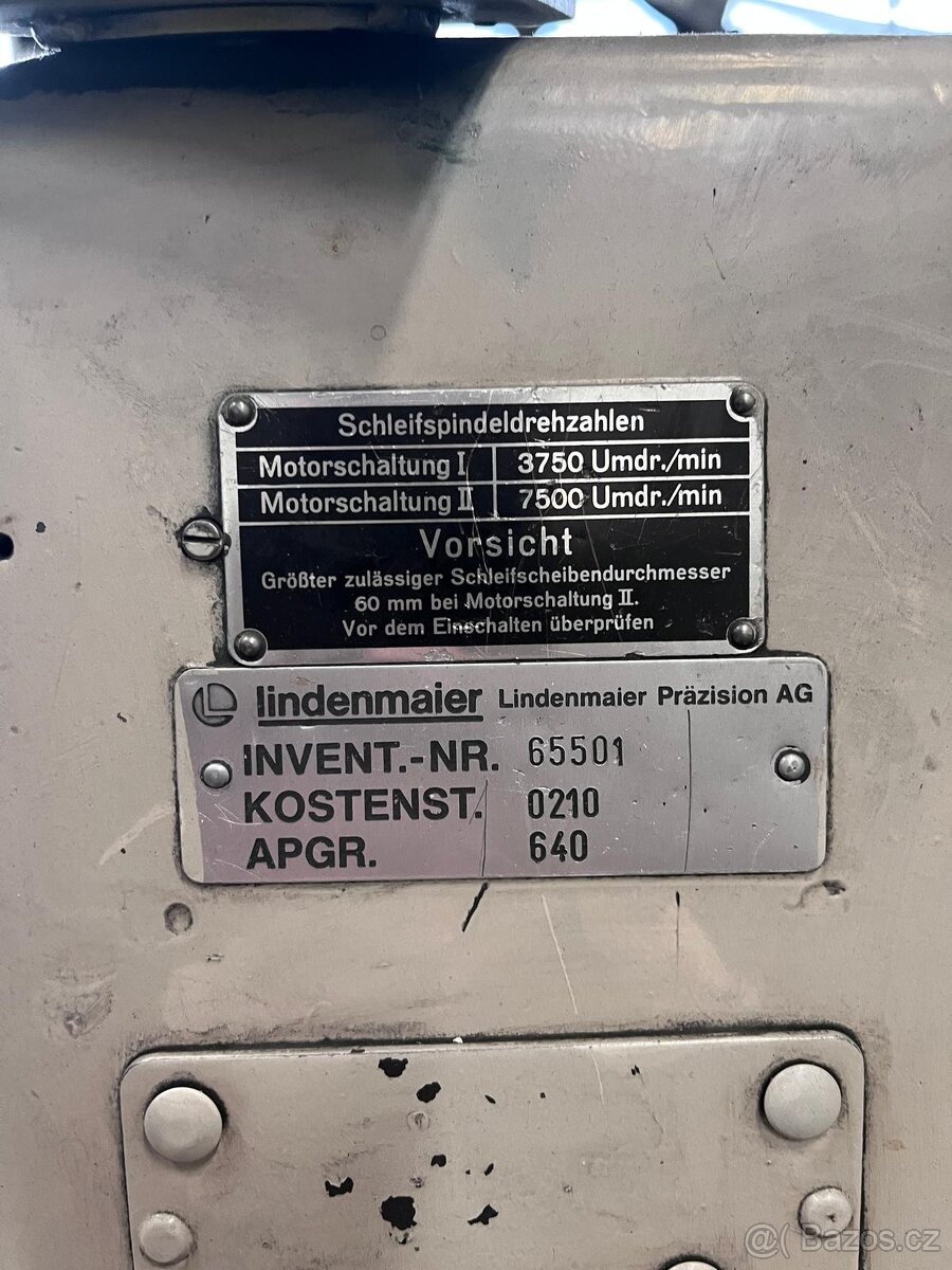 Nástrojová bruska Deckel S1 - 13