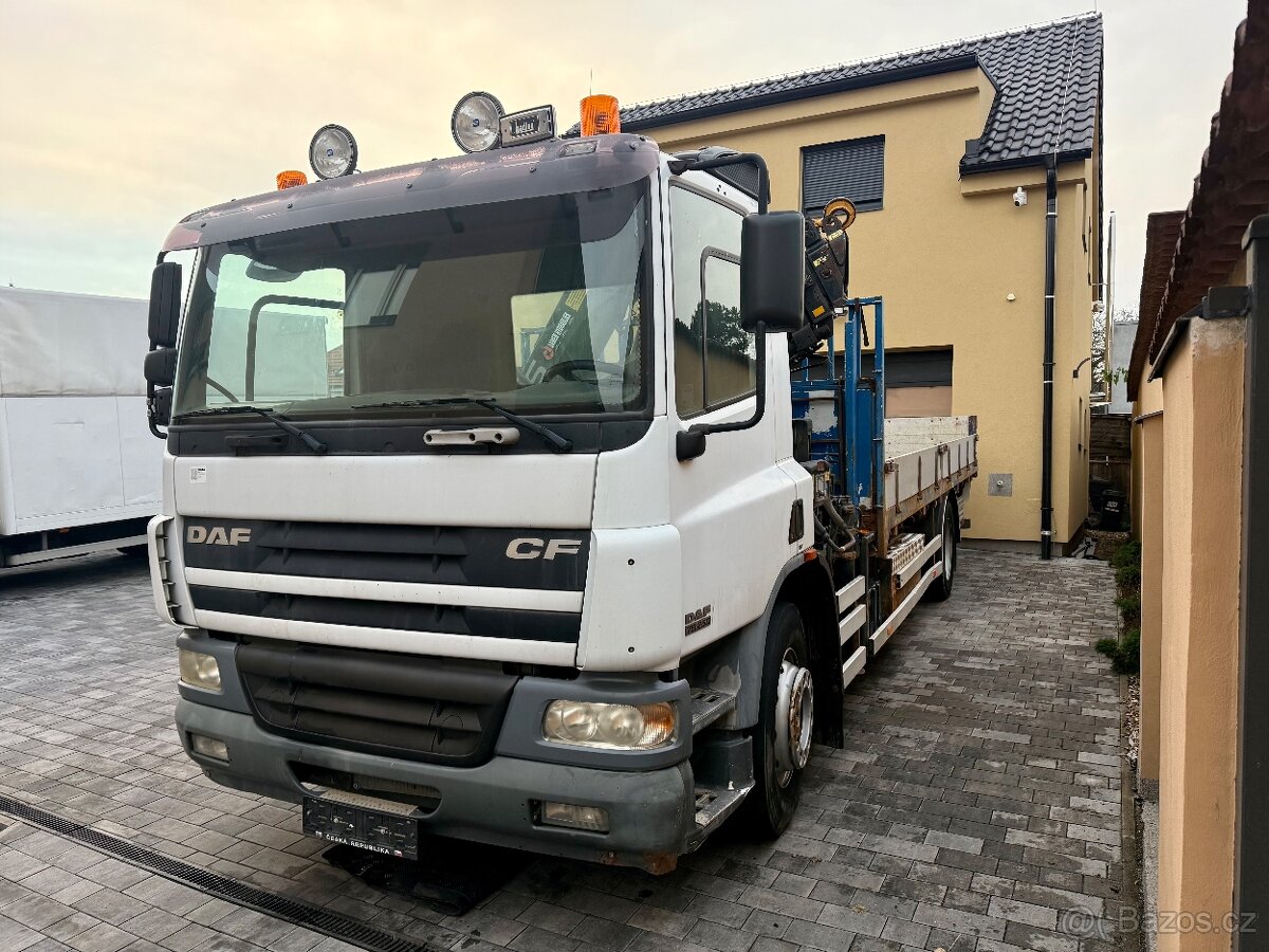DAF CF75 VALNÍK S HYDRAULICKOU RUKOU 19T TAŽNÉ N.STK+PNEU+BA - 13