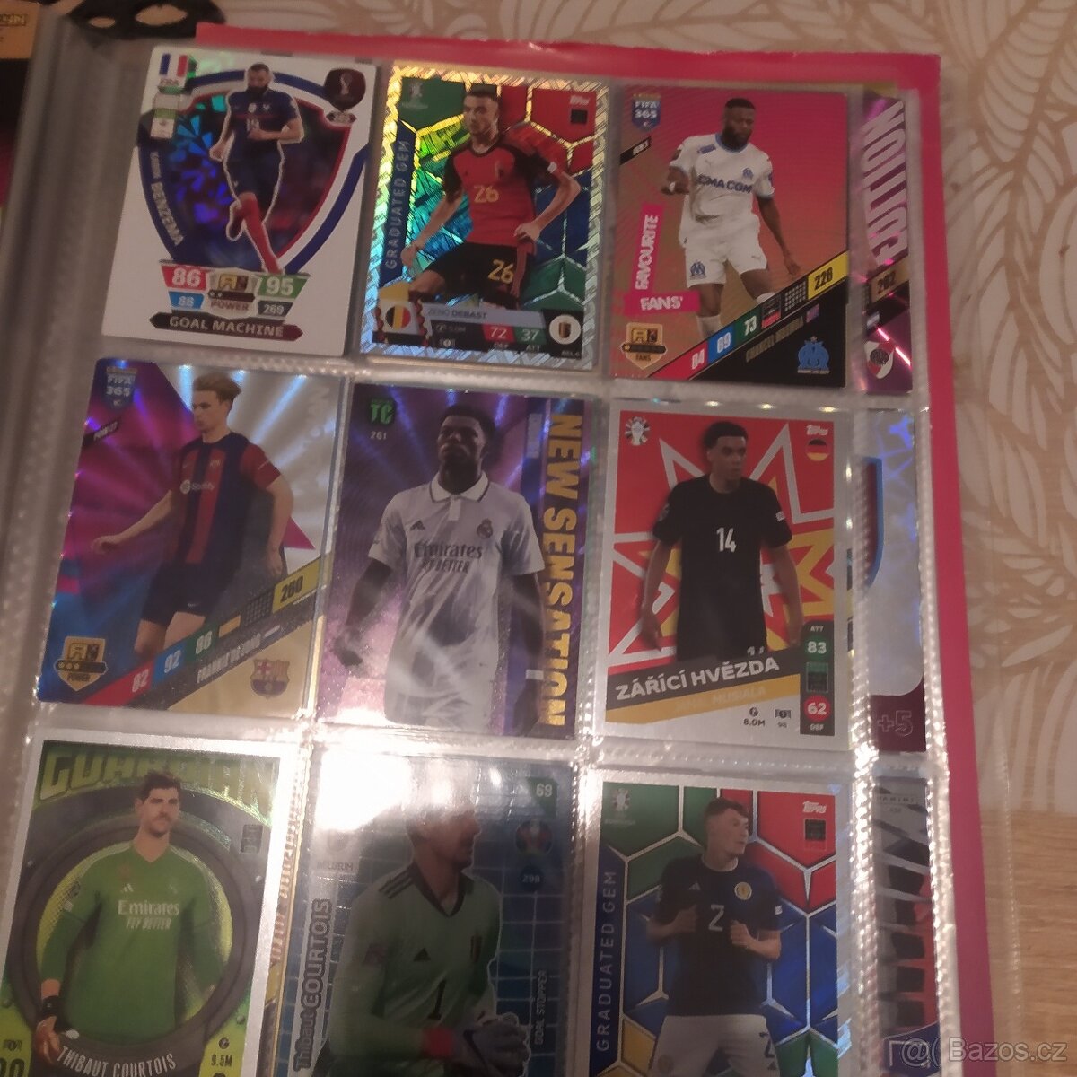Fotbalove karty + album - 13