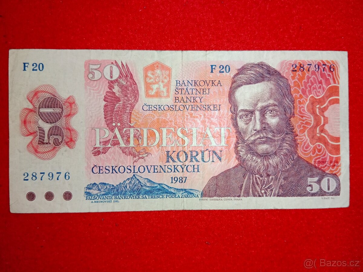 Československé bankovky 10 ks + 1 ks - celkem 11 ks - 13