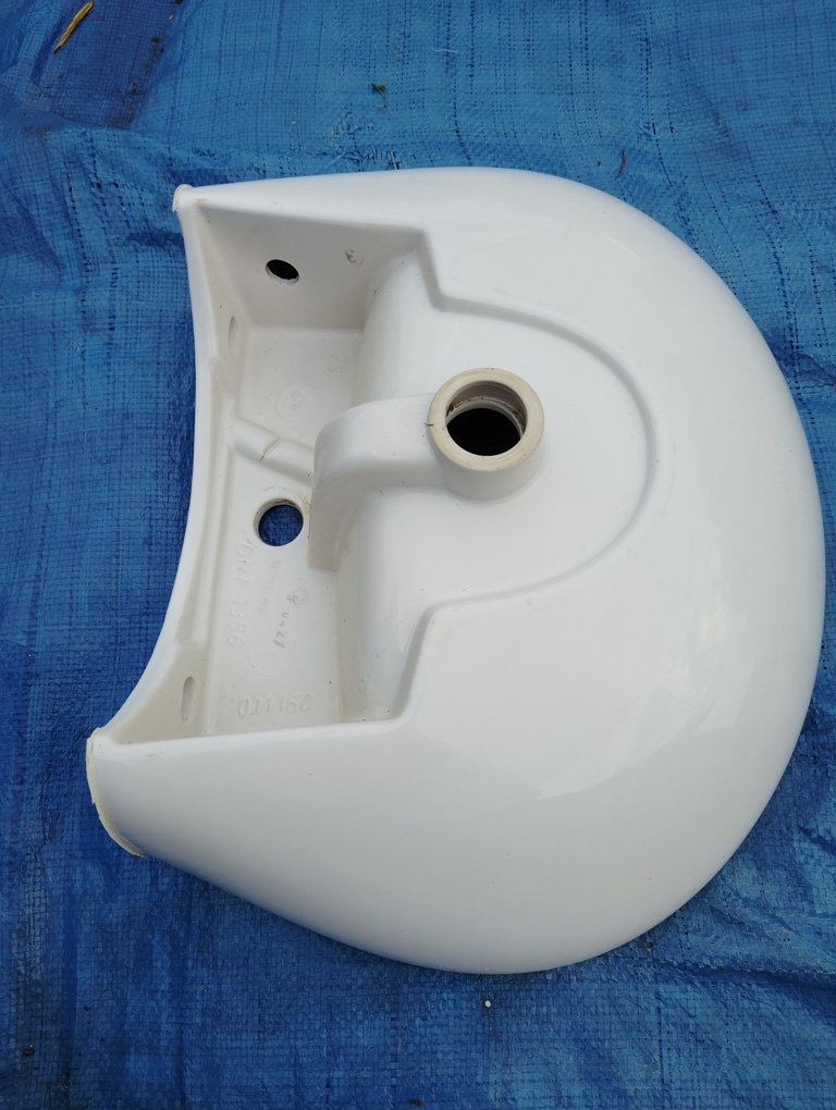 Umyvadla keramická bílá koupelnová (3 ks-různé velikosti) - 13