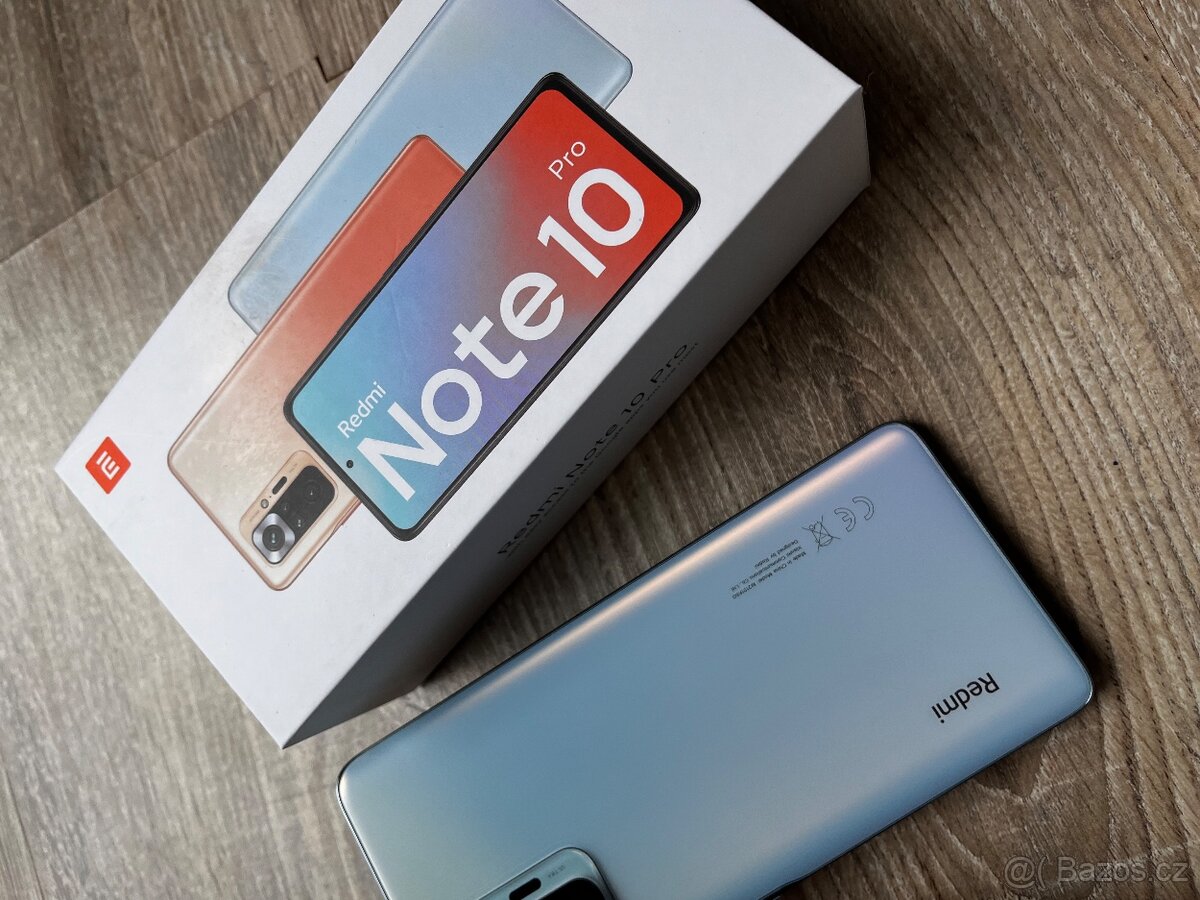 Xiaomi redmi note 10 Pro perleťově modrá - 13