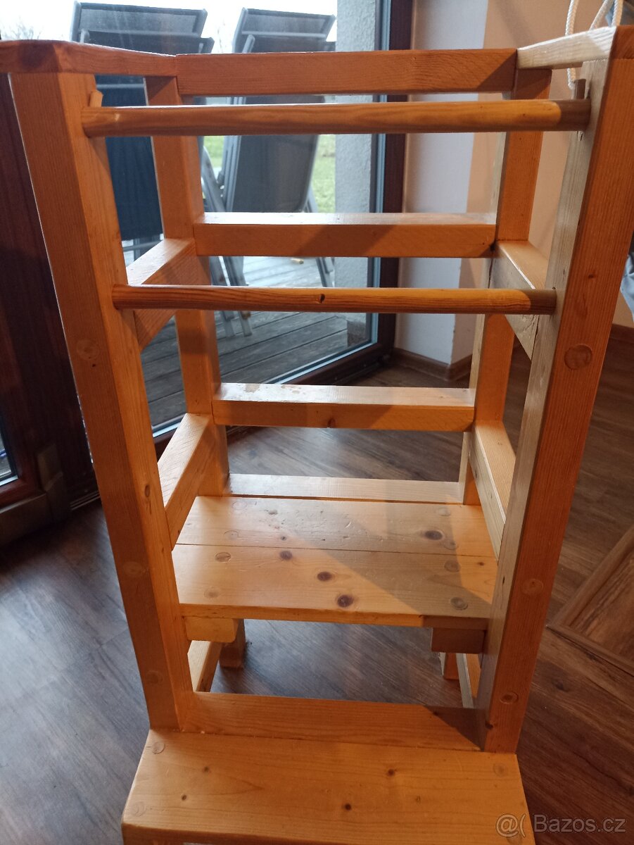 Dětská dřevěná rostoucí židle - 13