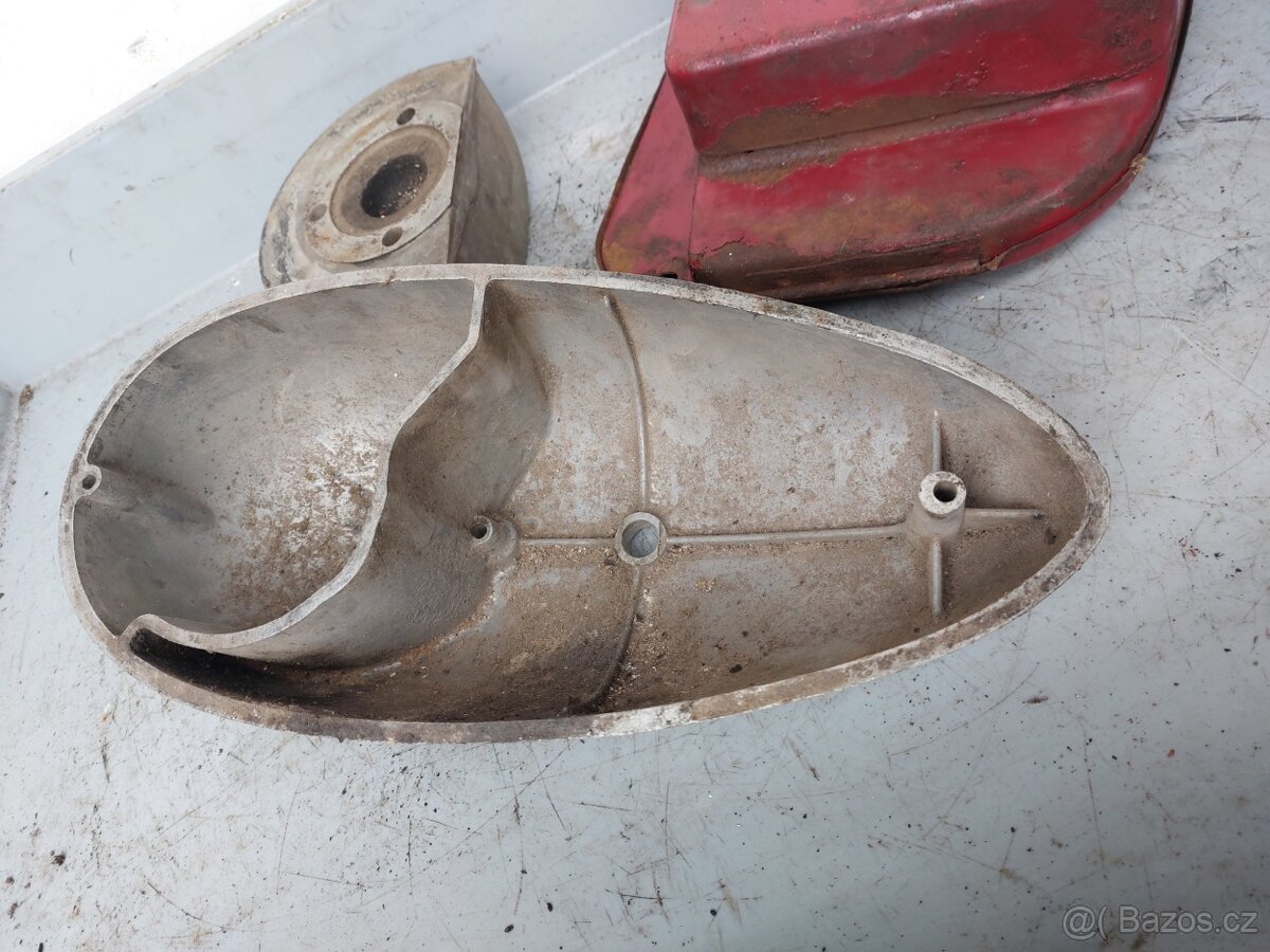 Jawa 350 viko, hlava a baterkovy kastlik - 13