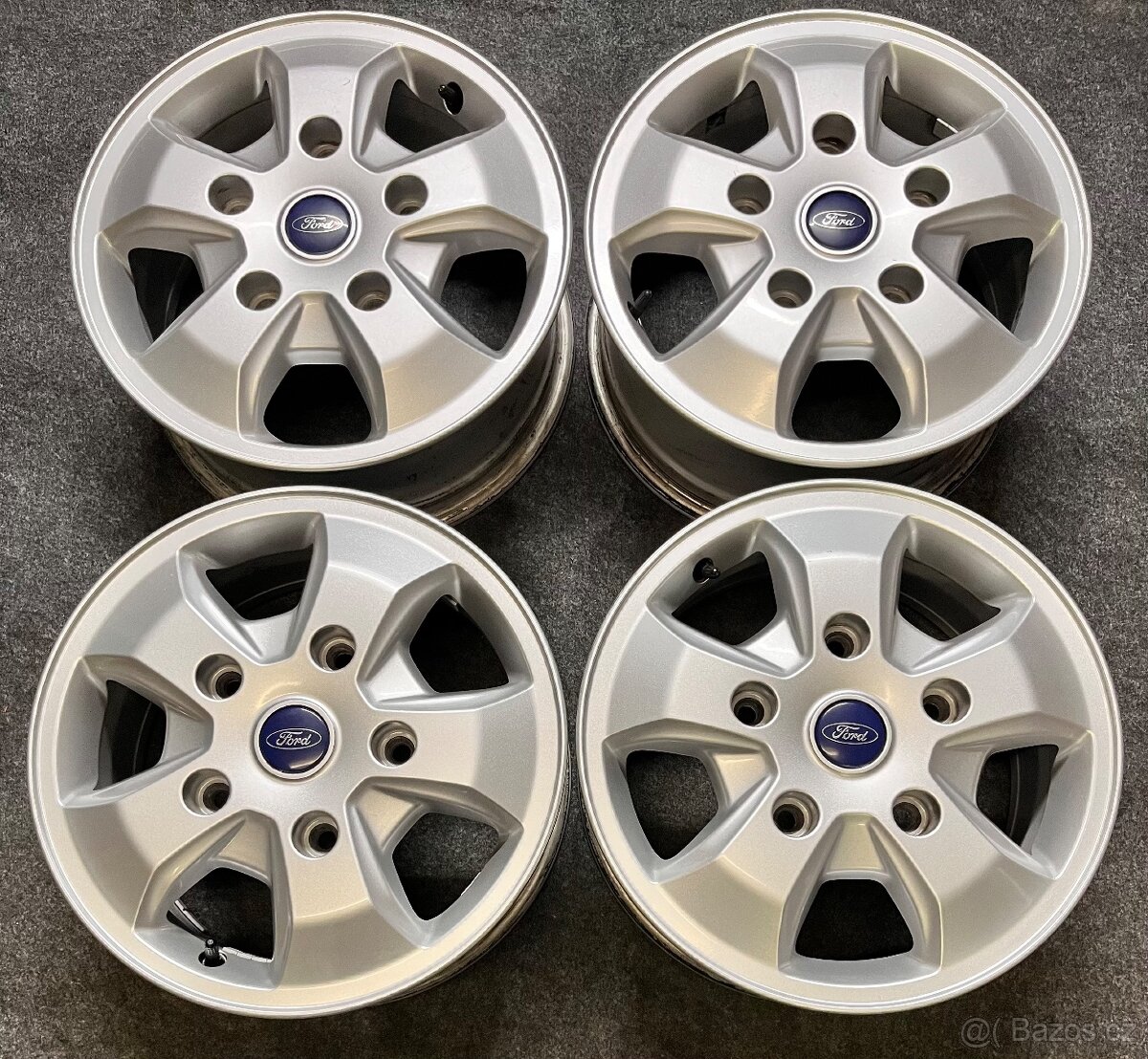 Transit Ford originál alu disky - TOP STAV - senzory - 13