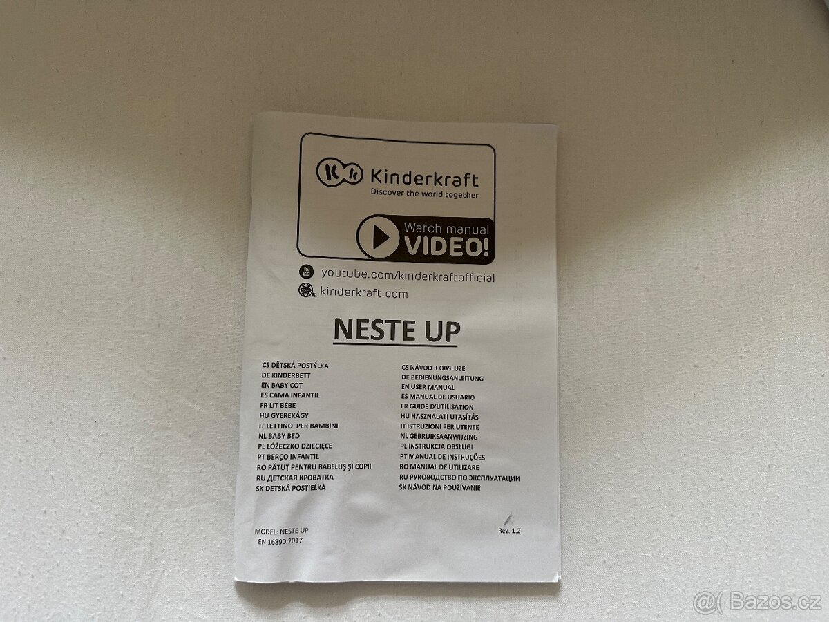 Dětská postýlka Kinderkraft NESTE UP - 13