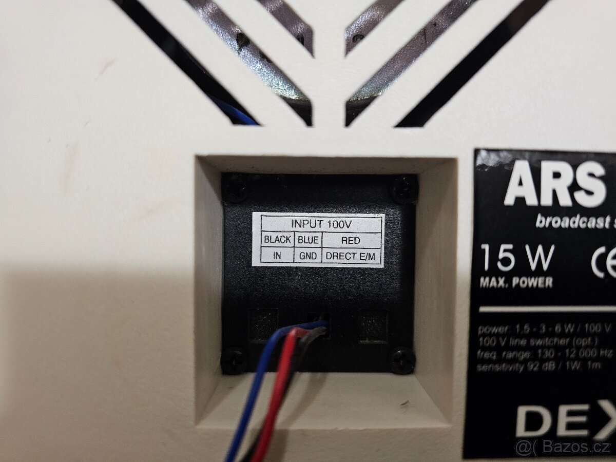 Reproduktory DEXON ARS 290, 100V/15W rozhlas za 300,-Kč/ks - 13