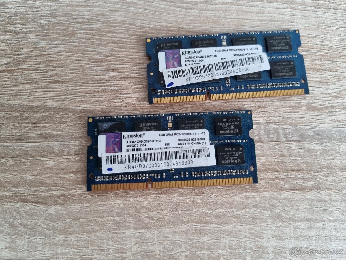 Operační paměť 4GB DDR3L 1600MHz, So-dimm - 13