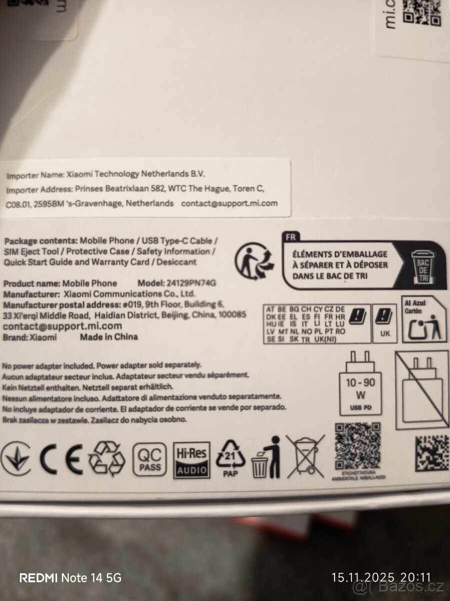 XIAOMI 15 5G 12 + 12GB/256 GB, záruka do 6.4.2027 - 13