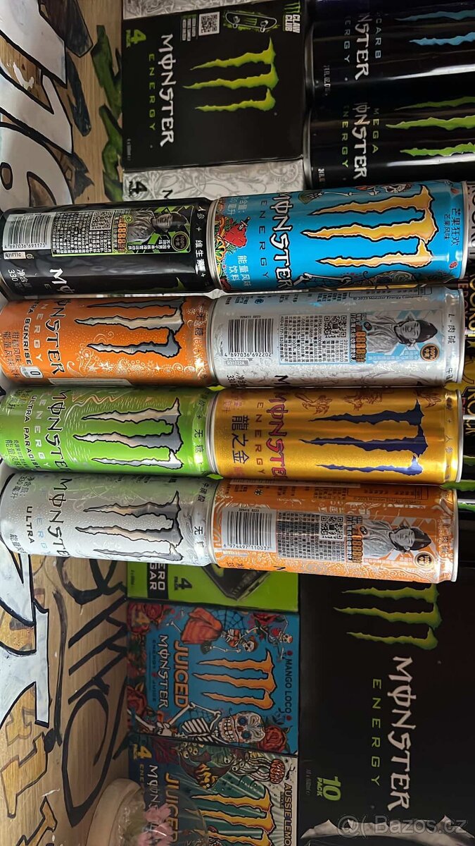 Monster energy plechovky - 13