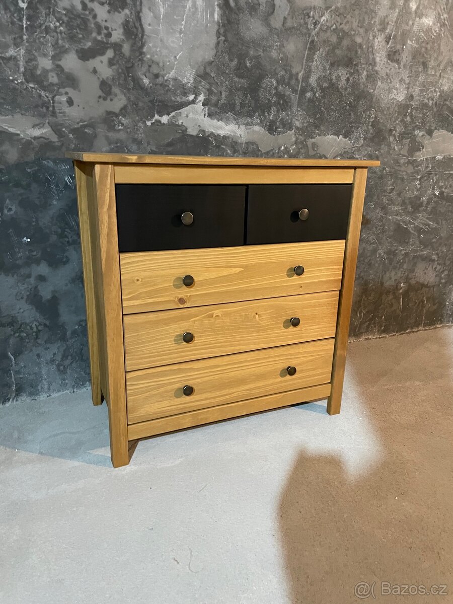 Masivní komoda Berna 80cm - 13