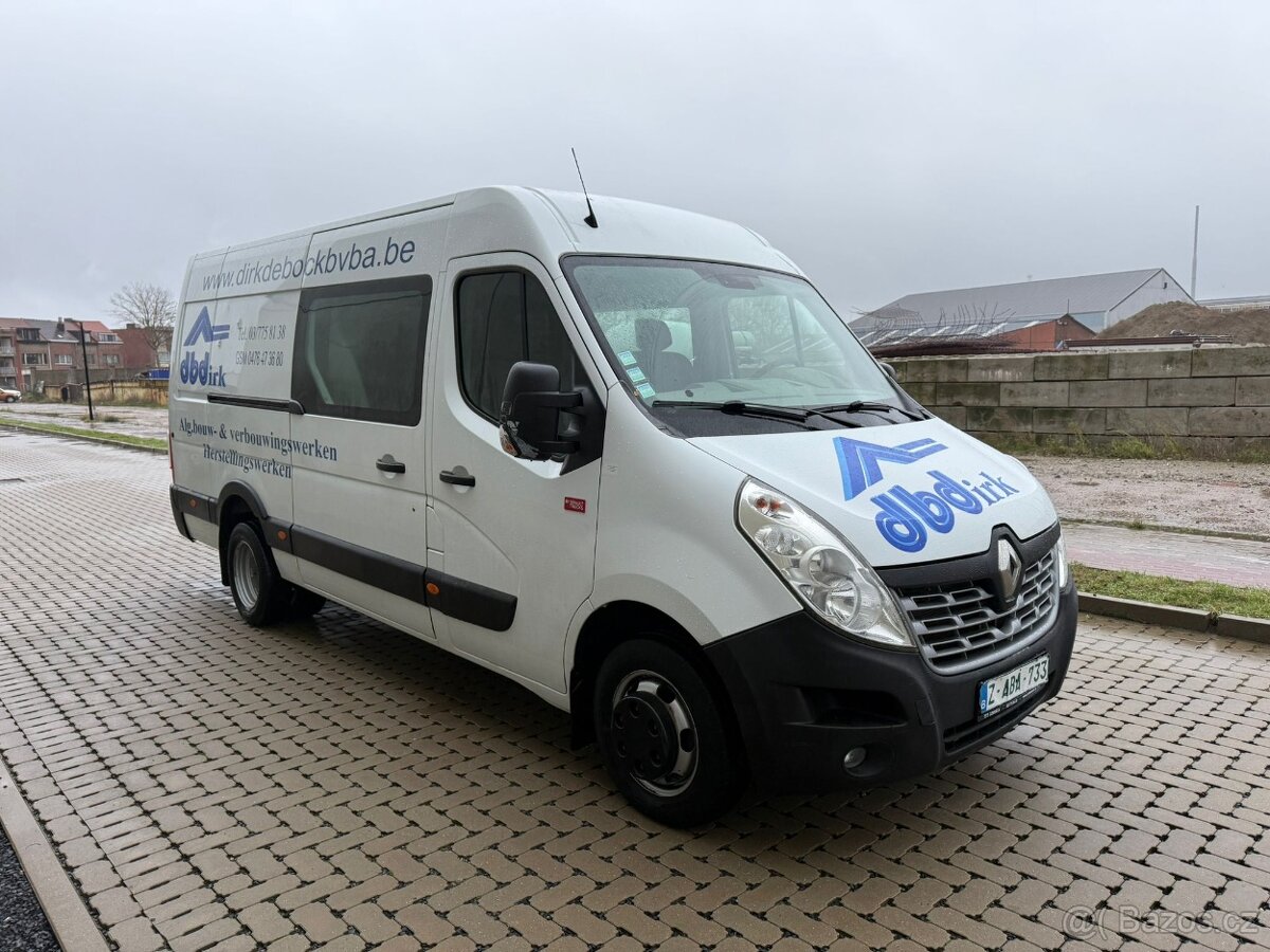 RENAULT MASTER 2,3 dci 6 místný - 6 míst -2016 1 majitel - 13