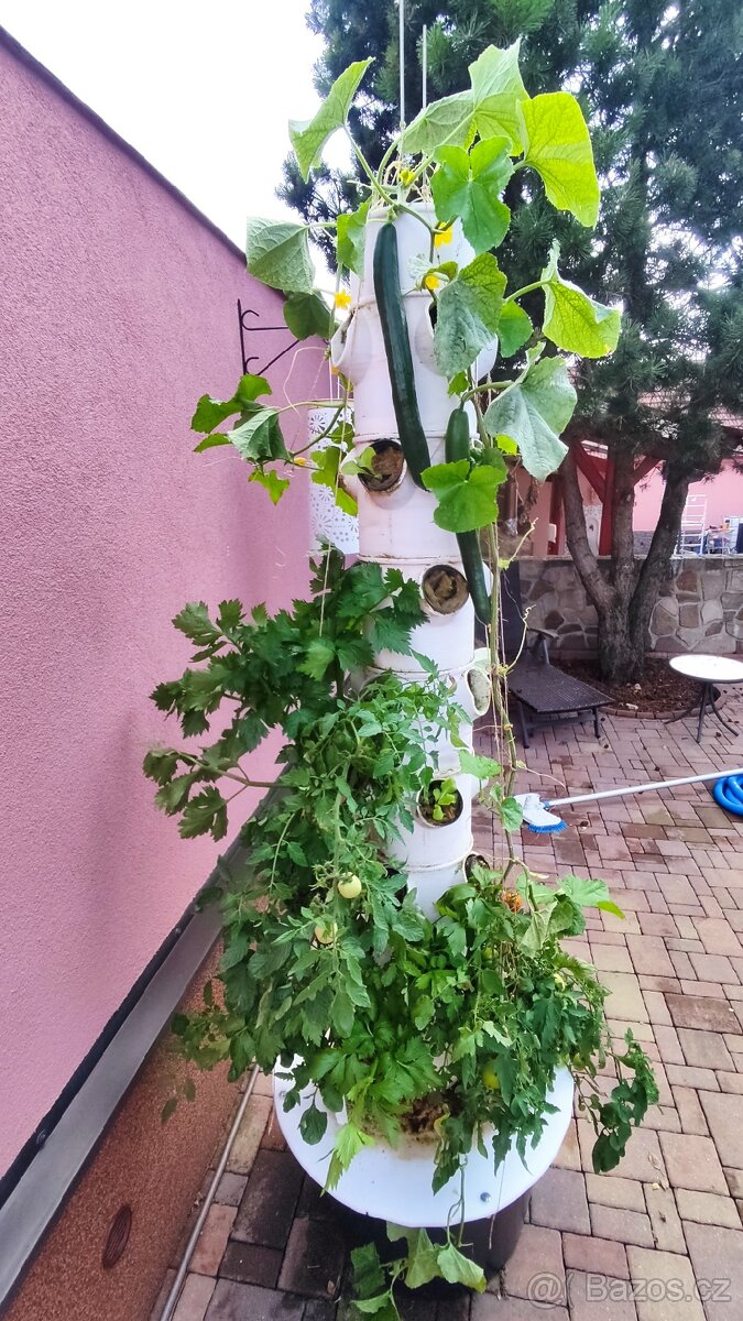 Hydroponická věž - 6 pater - 13