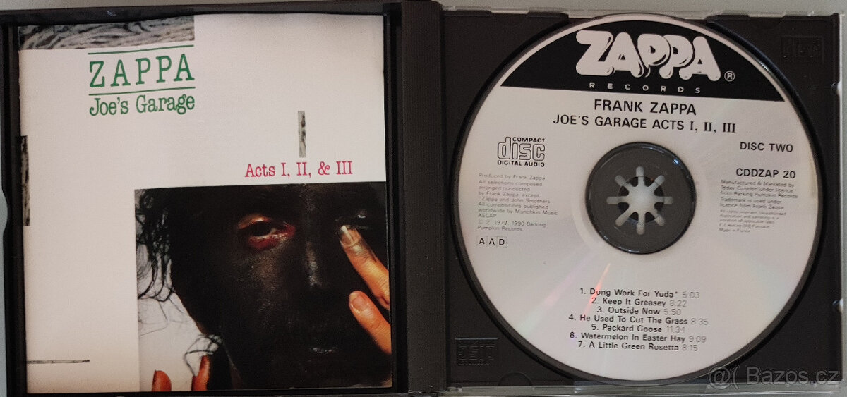 CD Frank Zappa: Různá alba - 13