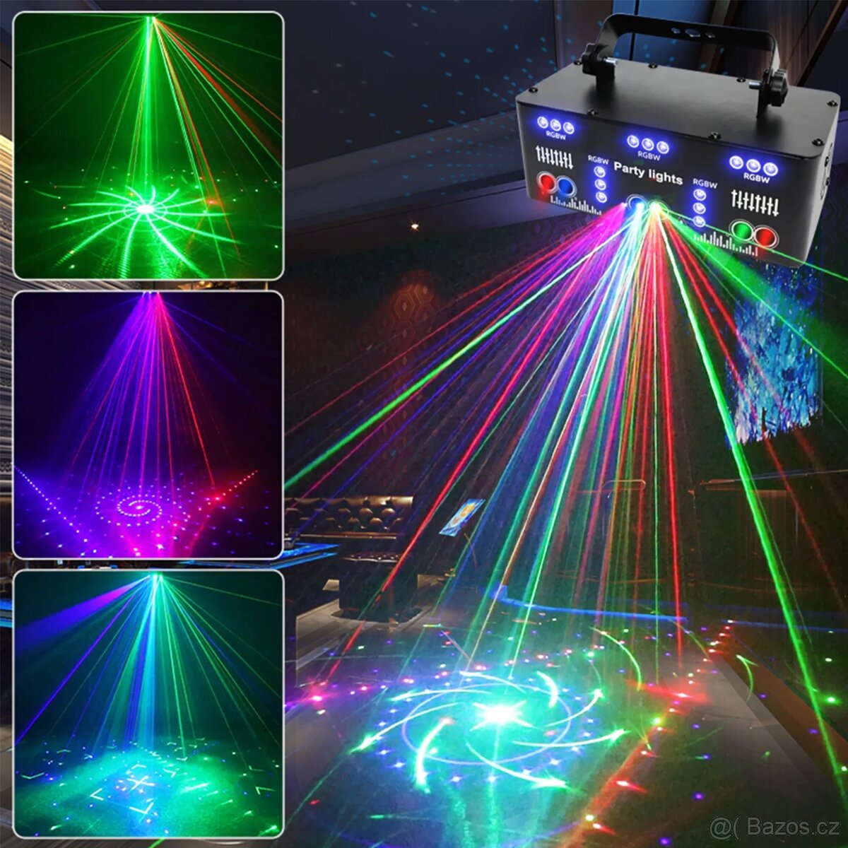 Prodám disko laser pouze 1 hodinu v provozu - 13