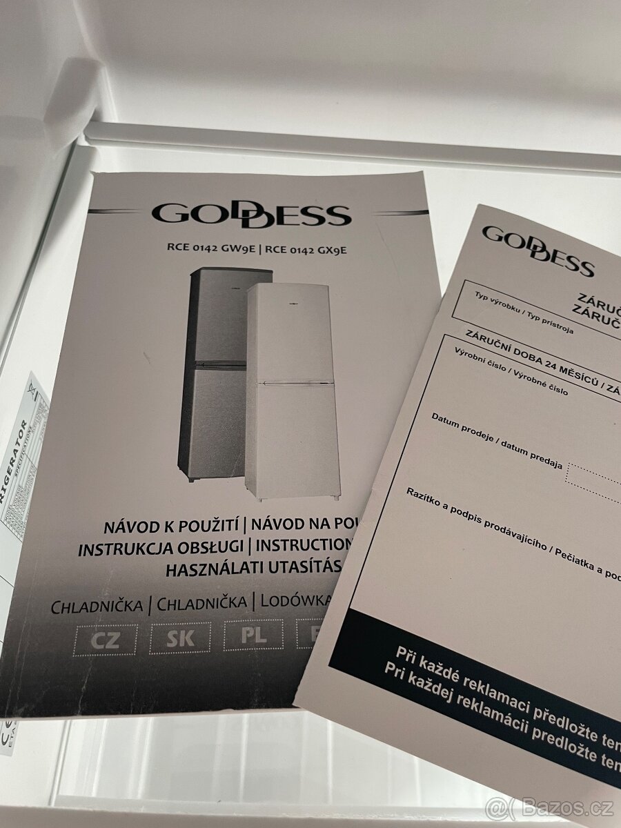 Goddess lednice barva nerez - 13