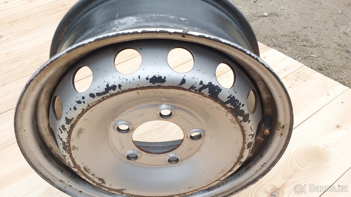 1ks Disk Renault Master 6,5x16 ET66 Stříbný - 13