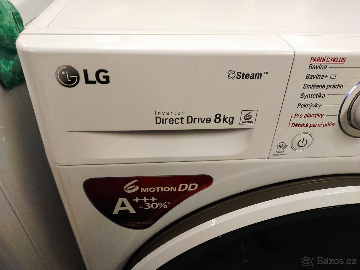 Prodám plně funkční digitální pračku značky LG-8 kg--DOVEZU- - 13