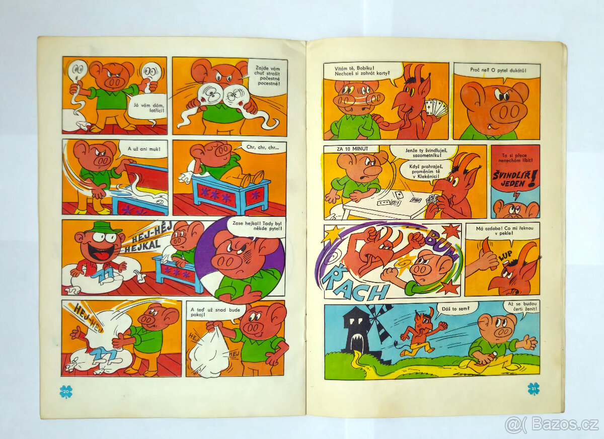 Čtyřlístek č.8 - Létající koberec - Original 1970 - 13