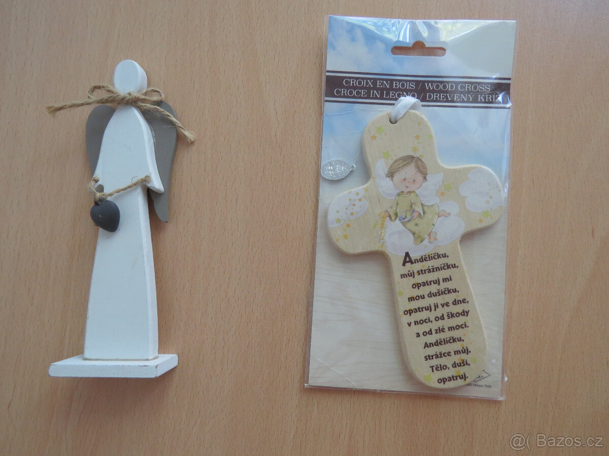 Hrnečky, obrázky, retro prostírání, andělíčci - 13