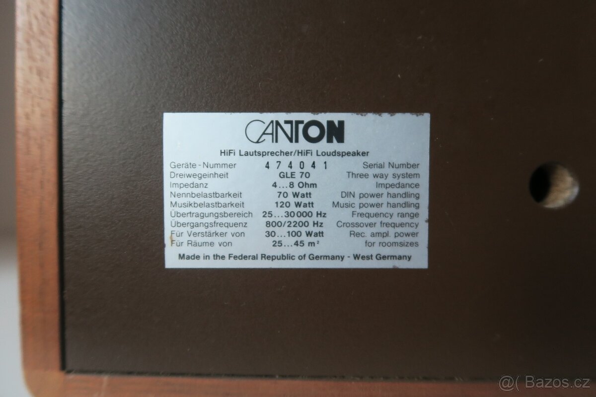 Canton GLE 70 - 13