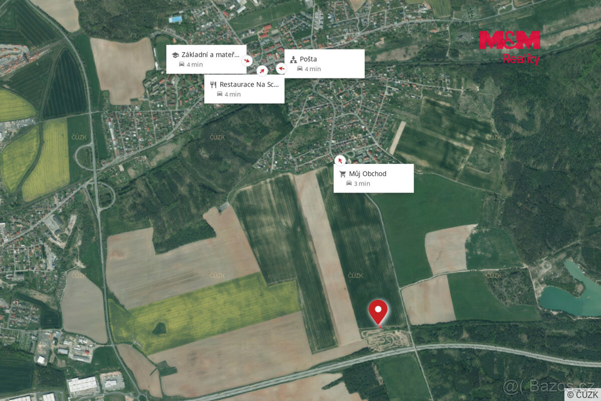 Prodej pole, 299 m², v Tlučné - 13