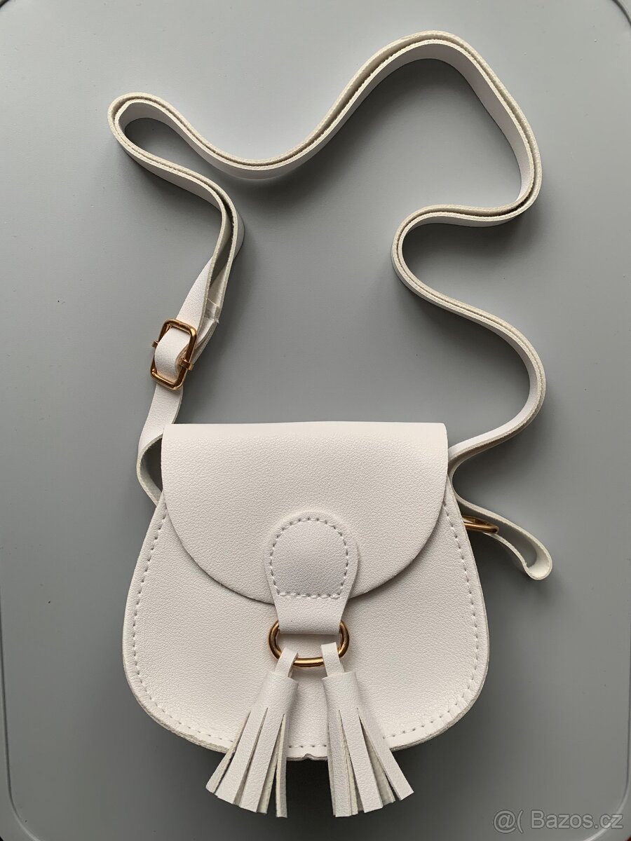 Nová kožená světle růžová dětská kabelka Minnie - 13