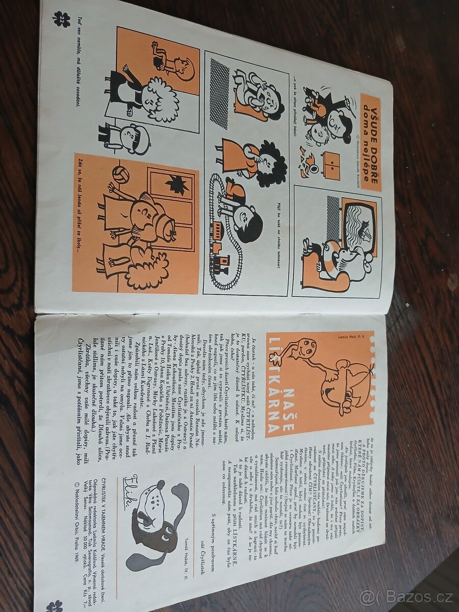 Čtyřlístek č.3 originální r.1969 - 13