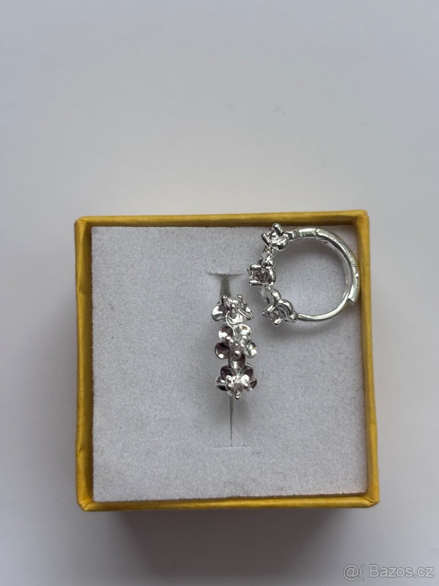 Nové stříbrné náušnice punc 925 - 13