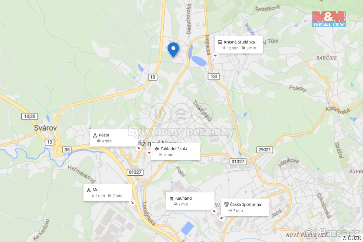 Prodej zahrady, 1045 m², Liberec - Krásná Studánka - 13