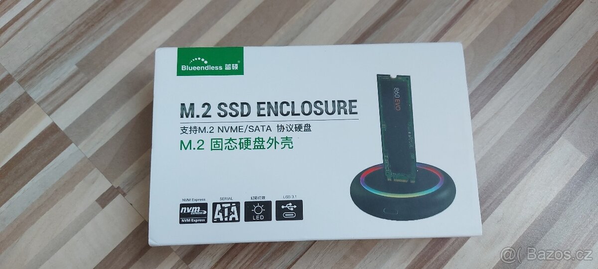 Dokovací stanice pro SSD M.2 PCIE/NVMe,M.2 SATA III,nová. - 13