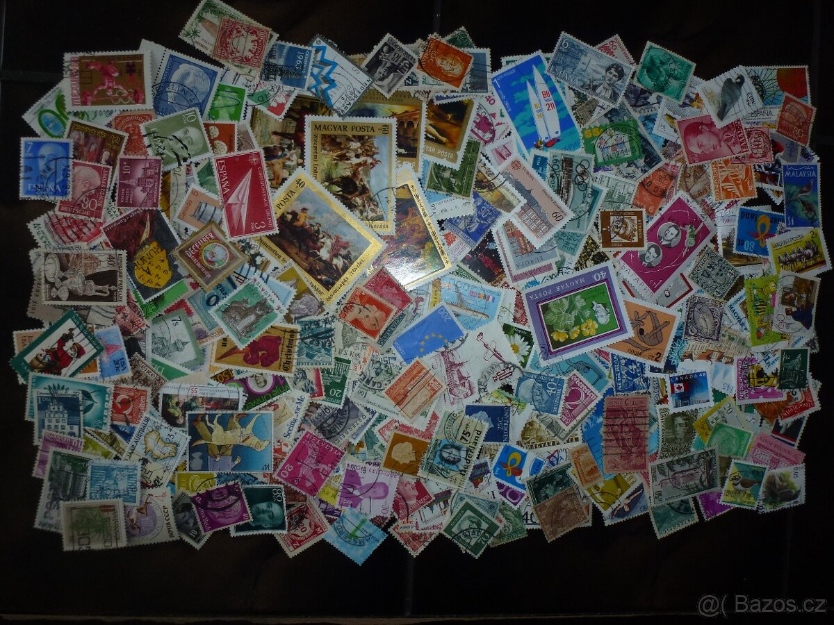Poštovní známky z celého světa přes 5000 ks - 13