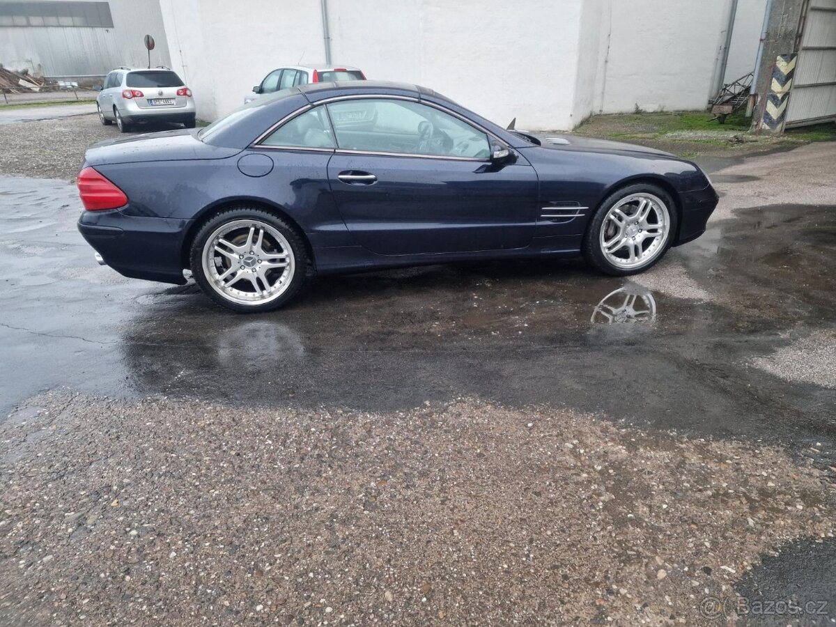Mercedes SL 500 cabrio, coupe, r230, model 03, 1A stav, naje - 13