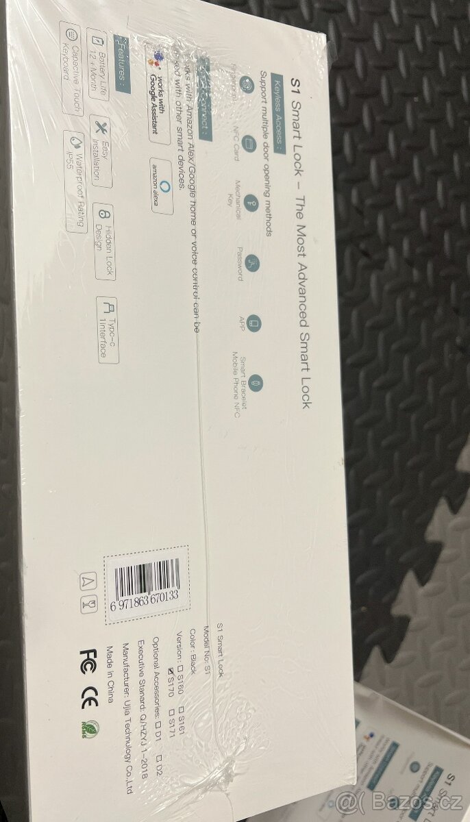 2 nové chytré zámky Yeeuu S1 Smart Lock S170+BLE Mesh Gatewa - 13